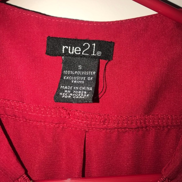 Rue 21 - Bright Red Spring dress - Picture 5 of 5